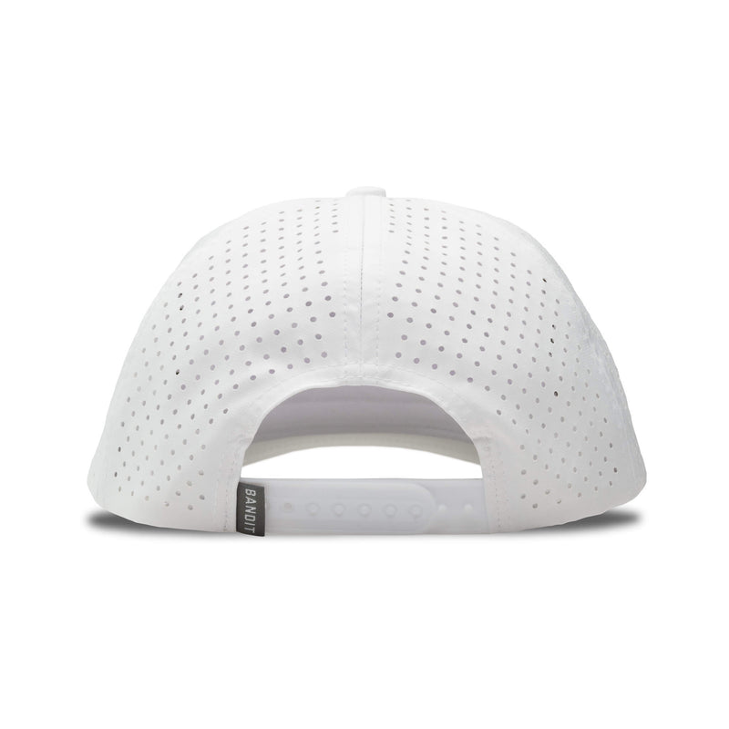 Bandit White Maverick Hat Snapback View