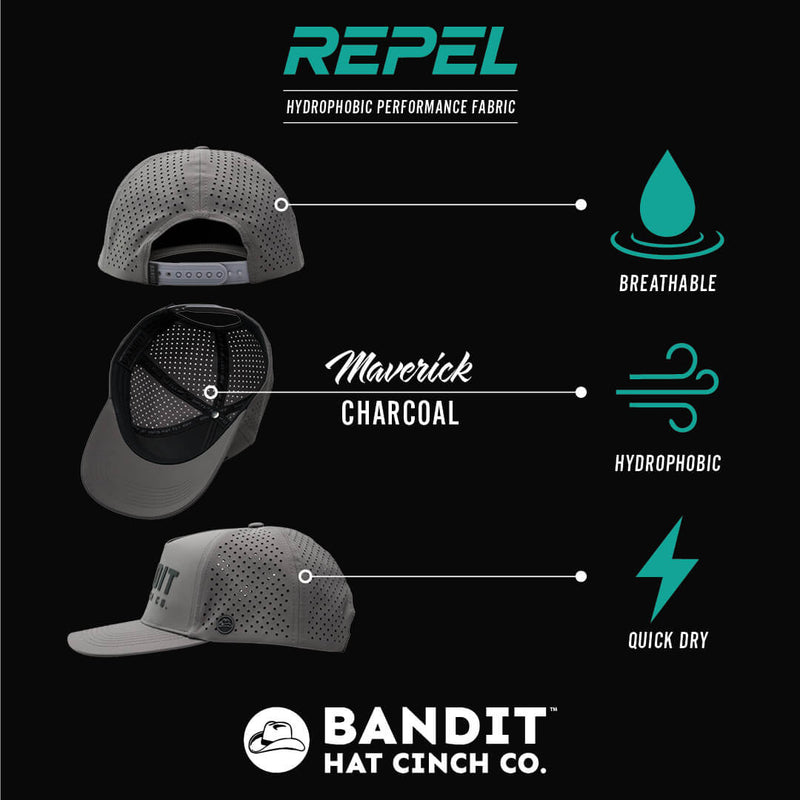 Charcoal Bandit Hat Features