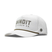 Maverick Bandit Hat Logo View White
