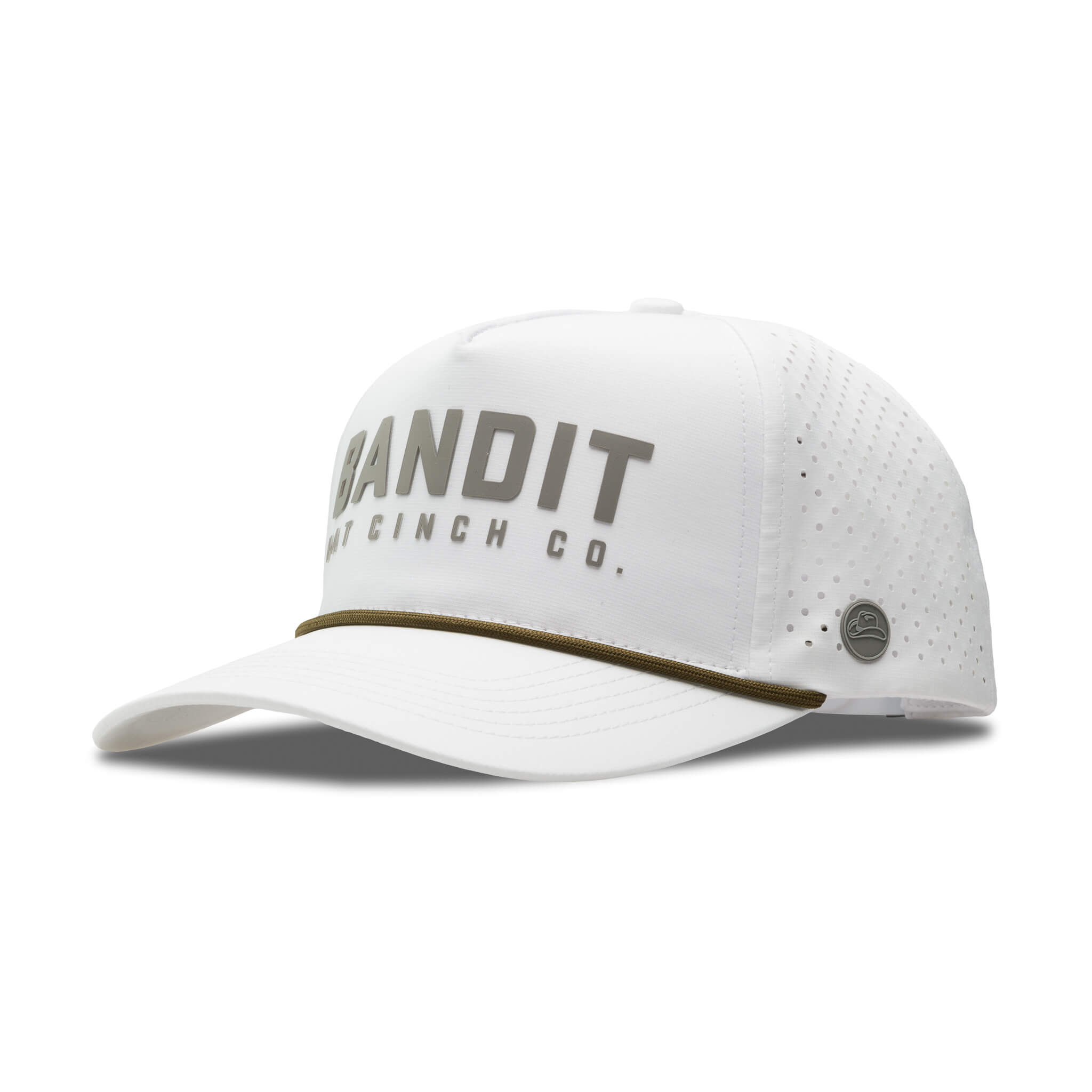 Maverick Bandit Hat Logo View White