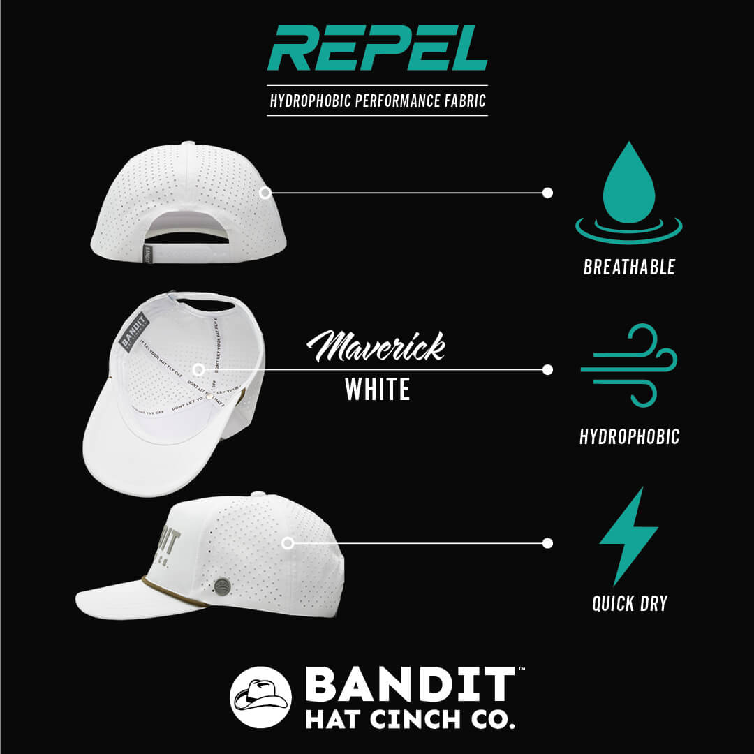 White Bandit Maverick Hat Features
