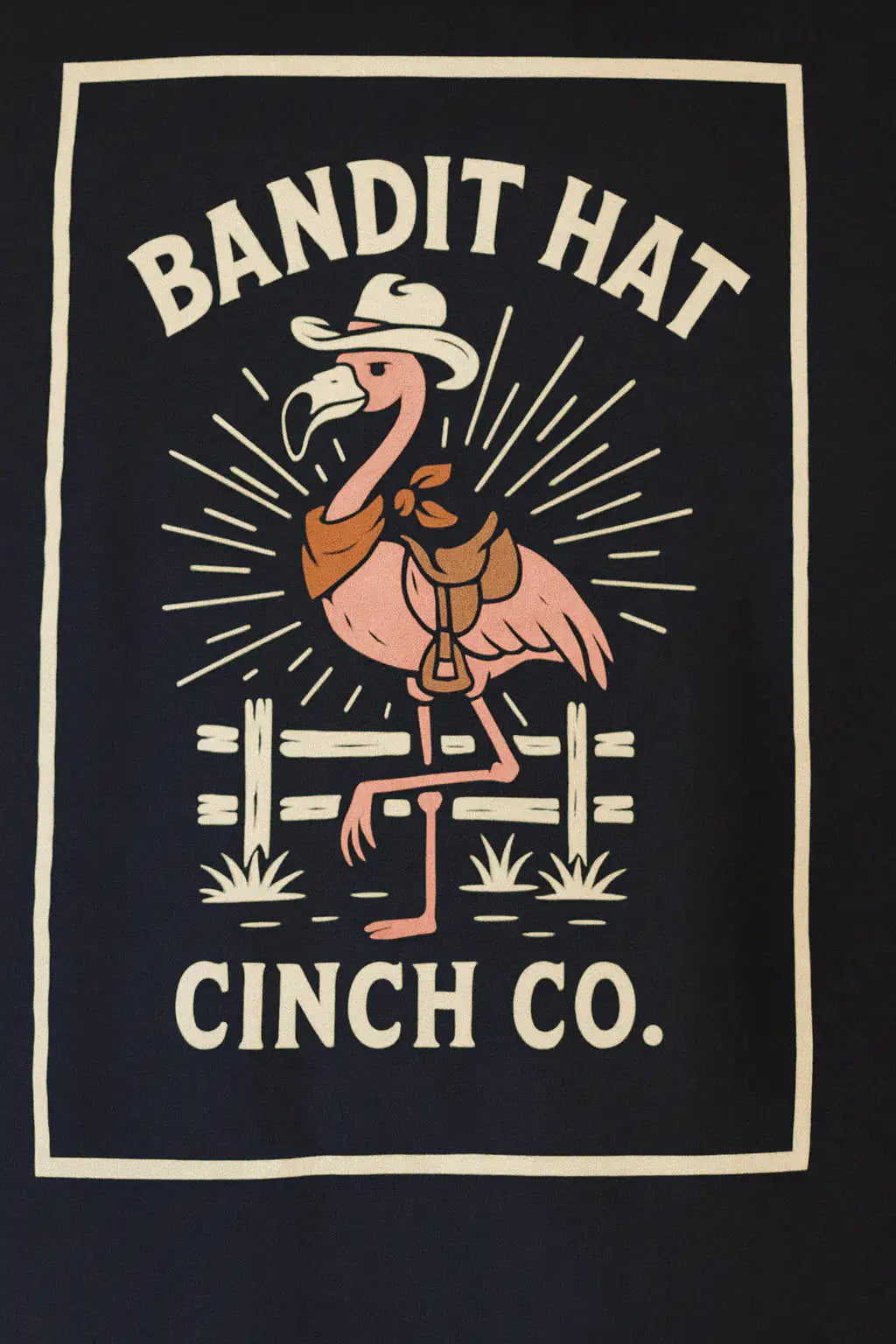 Flamingo Block Shirt Back Detail